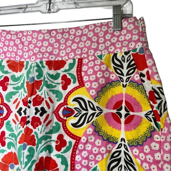 Boden Georgina 100% Linen Floral Shorts NWT Size US 10 - Picture 7 of 11